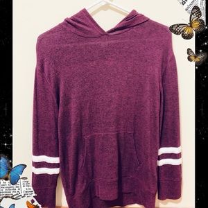 Old Navy Maroon Hoodie-Long Sleeve Shirt